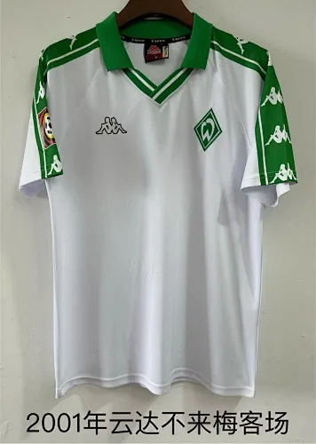 1993 Werder Bremen Away Retro Soccer Jerseys