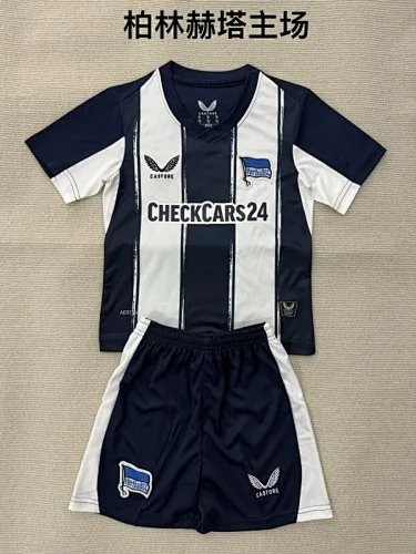 25-26 Hertha Home Soccer Jerseys
