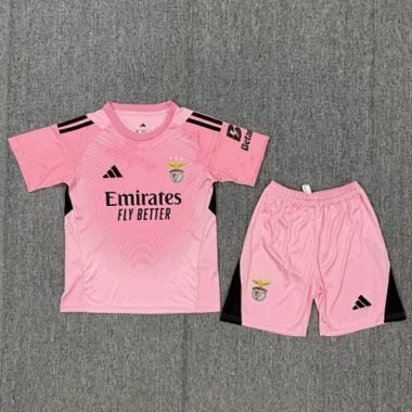 25-26 Benfica Goalkeeper Kids Soccer Jerseys