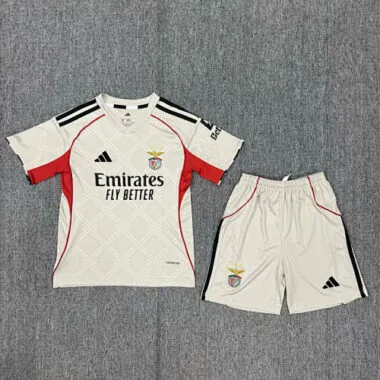 25-26 Benfica Away Kids Soccer Jerseys