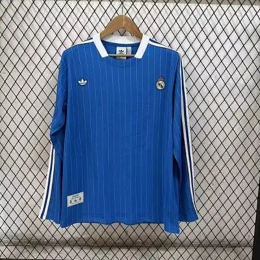 Maillots de football à manches longues du Real Madrid 25-26
