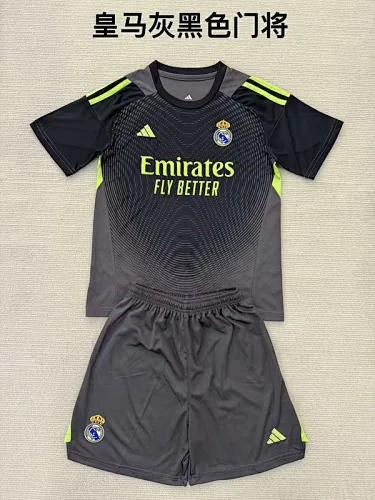 Maillots de football pour enfants « 25-26 » du Real Madrid (gardien de but)
