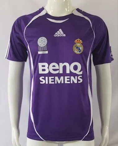 06/07 Real Madrid Away Retro Soccer Jerseys