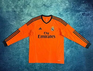 13/14 Real Madrid Third Retro Long Sleeve Soccer Jerseys