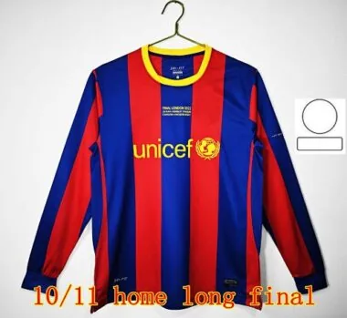 10-11 Barc Home Retro Soccer Jerseys