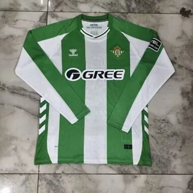 25-26 Real Betis Home Long Sleeve Soccer Jerseys