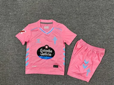Maillots de football pour enfants Celta Third, tailles 25-26
