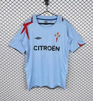 Maillots de football rétro domicile du Celta, saison 2005-2007
