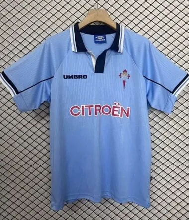 Maillots de football rétro domicile du Celta, saison 97-98