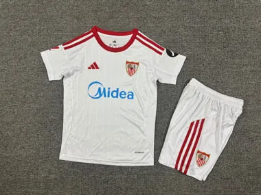 Maillots de football pour enfants « Sevilla Home » 25-26