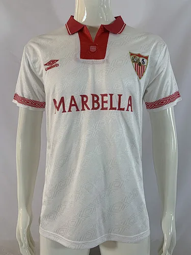 Maillots de football rétro « domicile » du FC Séville, saison 1994/96