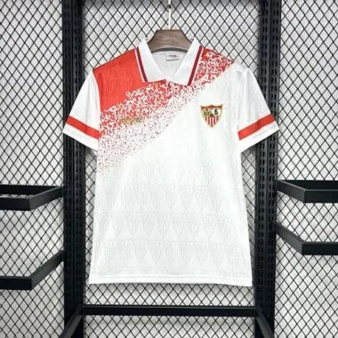 Maillots de football rétro « domicile » du FC Séville, saison 93/94