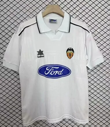 96-97 Valencia Home Retro Soccer Jerseys