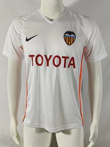 06/07 Valencia Home Retro Soccer Jerseys
