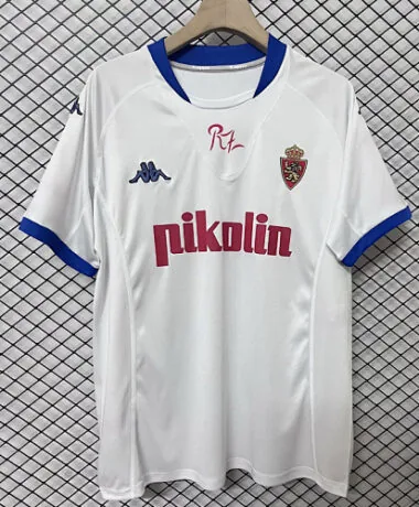 2001 Zaragoza Home Retro Soccer Jerseys