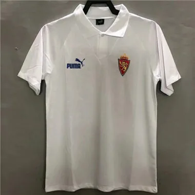 Albumcover van 1995 Real Zaragoza retro-thuisvoetbalshirts