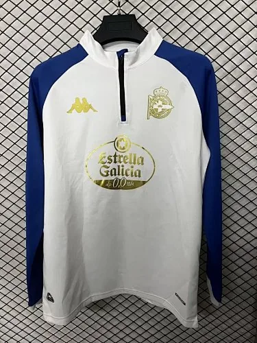 25-26 Deportivo La Coruña voetbalshirts met lange mouwen