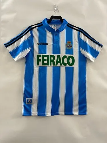 97/98 Deportivo La Coruna Home Retro Soccer Jerseys Albumcover