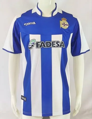 2003/04 La Coruna Home Retro Soccer Jerseys Albumcover