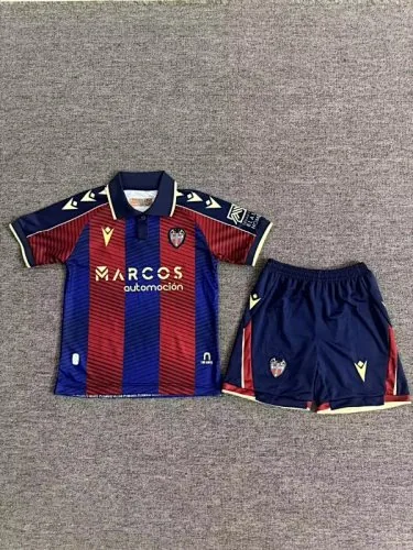 25-26 Levante Home Kids Soccer Jerseys