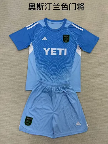 25-26 Austin Goalkeeper Kids Soccer Jerseys