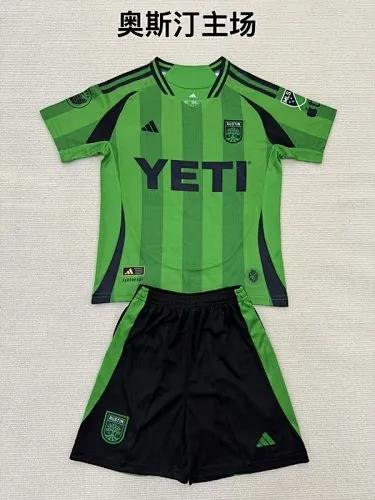 25-26 Austin Home Kids Soccer Jerseys