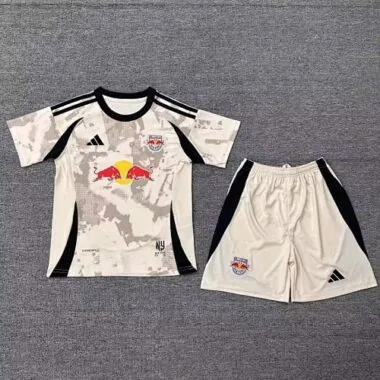 25-26 New York Red Bulls Away Kids Soccer Jerseys