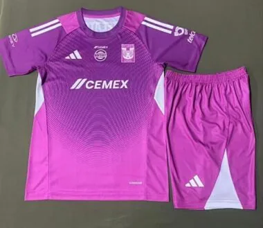 25-26 Tigres Goalkeeper Kids Soccer Jerseys