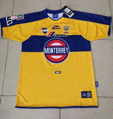 01/02 Tigres Home Retro Soccer Jerseys