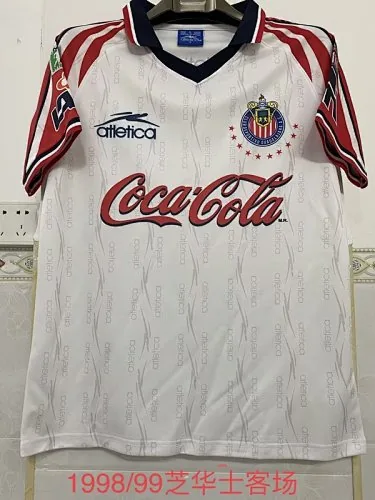 Chivas retro-voetbalshirts voor uitwedstrijden uit het seizoen 1998/99