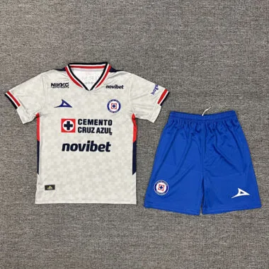 25-26 Cruz Azul Away Kids Soccer Jerseys