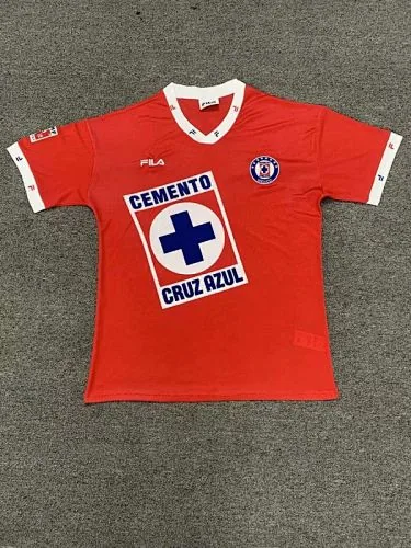 1996 Cruz Azul Third Red Retro Soccer Jerseys