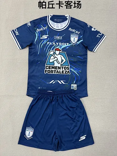 25-26 Pachuca Away Kids Soccer Jerseys