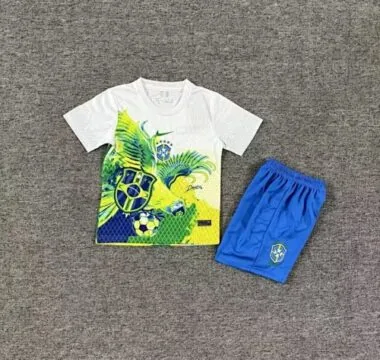 25-26 Brazil Special Kids Soccer Jerseys