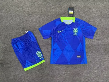 25-26 Brazil Away Kids Soccer Jerseys