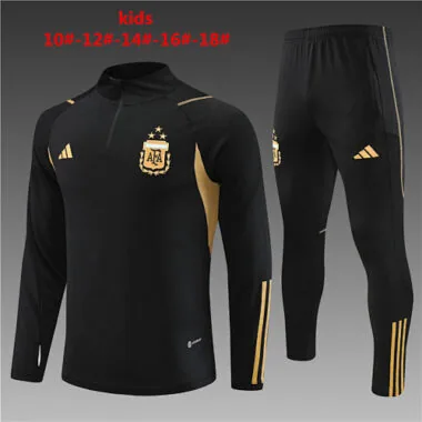 2023 Argentina Kids Long Sleeve Training Suit