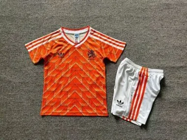 1988 Netherlands Home Kids Soccer Jerseys