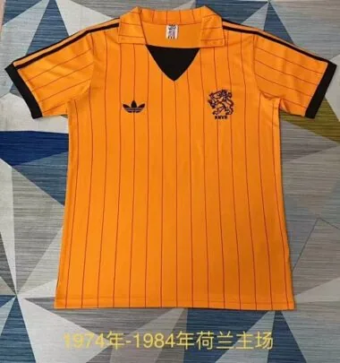 1974 Netherlands Home Retro Soccer Jerseys