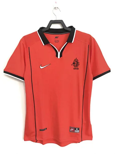 1998 Netherlands Home Retro Soccer Jerseys