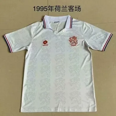 1995 Netherlands Away Retro Soccer Jerseys
