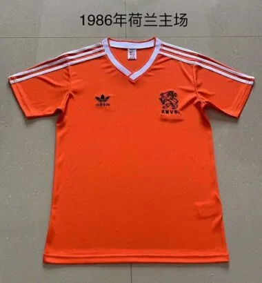 Copertina dell’album 1986 Netherlands Home Retro Soccer Jerseys