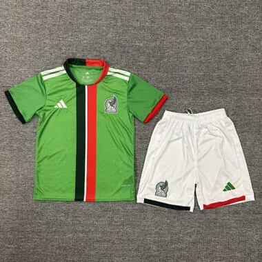 25-26 Mexico Home Kids Soccer Jerseys