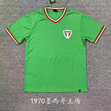 1970 Mexico Home Retro Soccer Jerseys