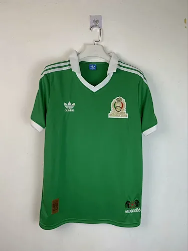 1986 Mexico Home Retro Soccer Jerseys