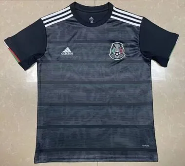 19 Mexico Retro Black Soccer Jerseys