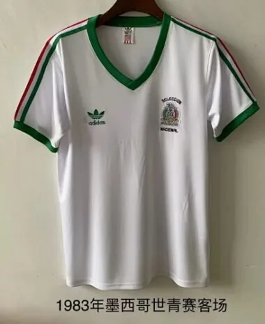 1983 Mexico Away Retro Soccer Jerseys