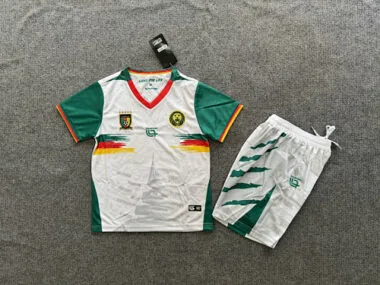 25-26 Cameroon Home Kids Soccer Jerseys