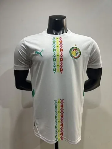 25-26 Senegal thuisvoetbalshirts voor spelers