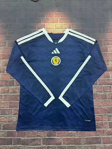 26-27 Scotland Home Long Sleeve Soccer Jerseys