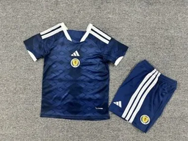 26-27 Scotland Home Kids Soccer Jerseys